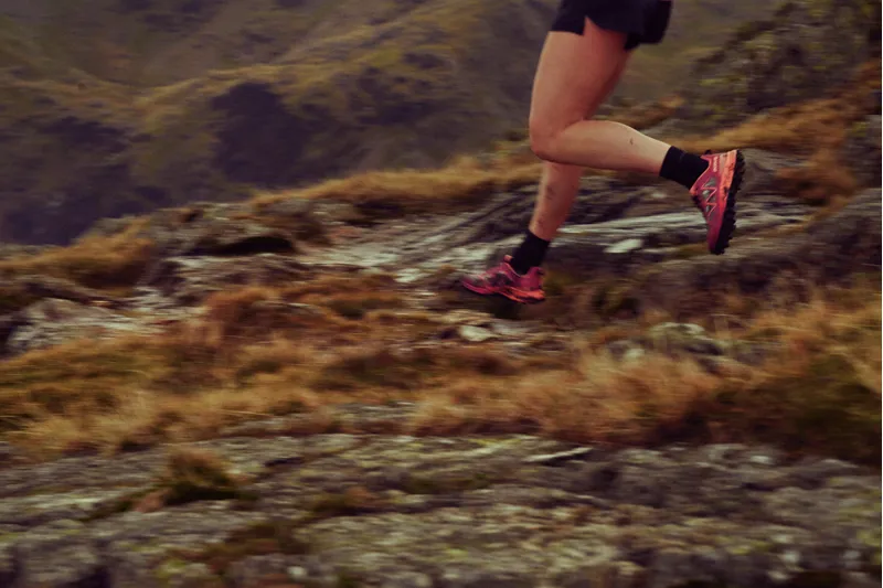Inov8 MudTalon Speed Wide Women's Fell Running Shoe in Burgundy/Coral-10